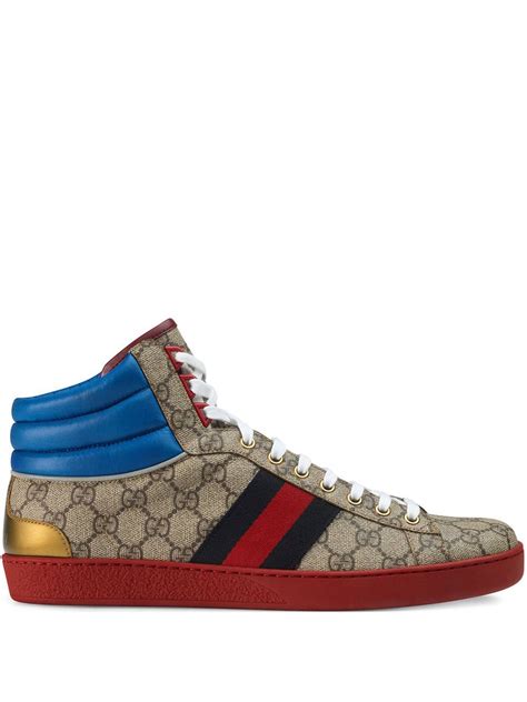 gucci ace gg high top|farfetch gucci hi tops.